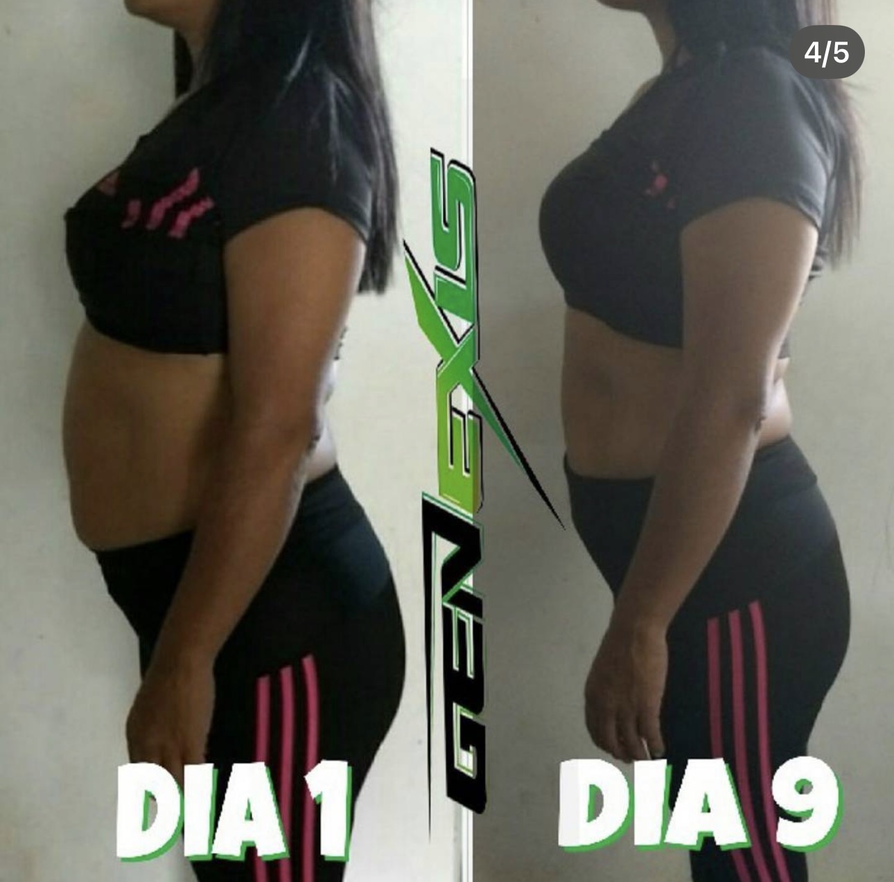 Resultado antes y después de un usuario